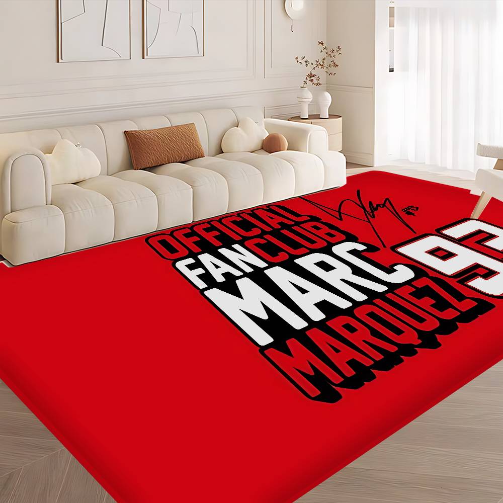 M-Marquezs 93 Logo Room Mats Anti-slip Absorb Water Long Strip Cushion Bedroon Mat Household Carpets