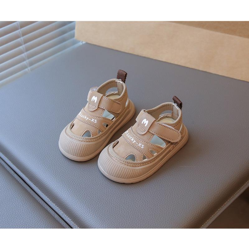 Summer new baby half sandals baby girl sandals bag head anti-kick baby boy summer shoes