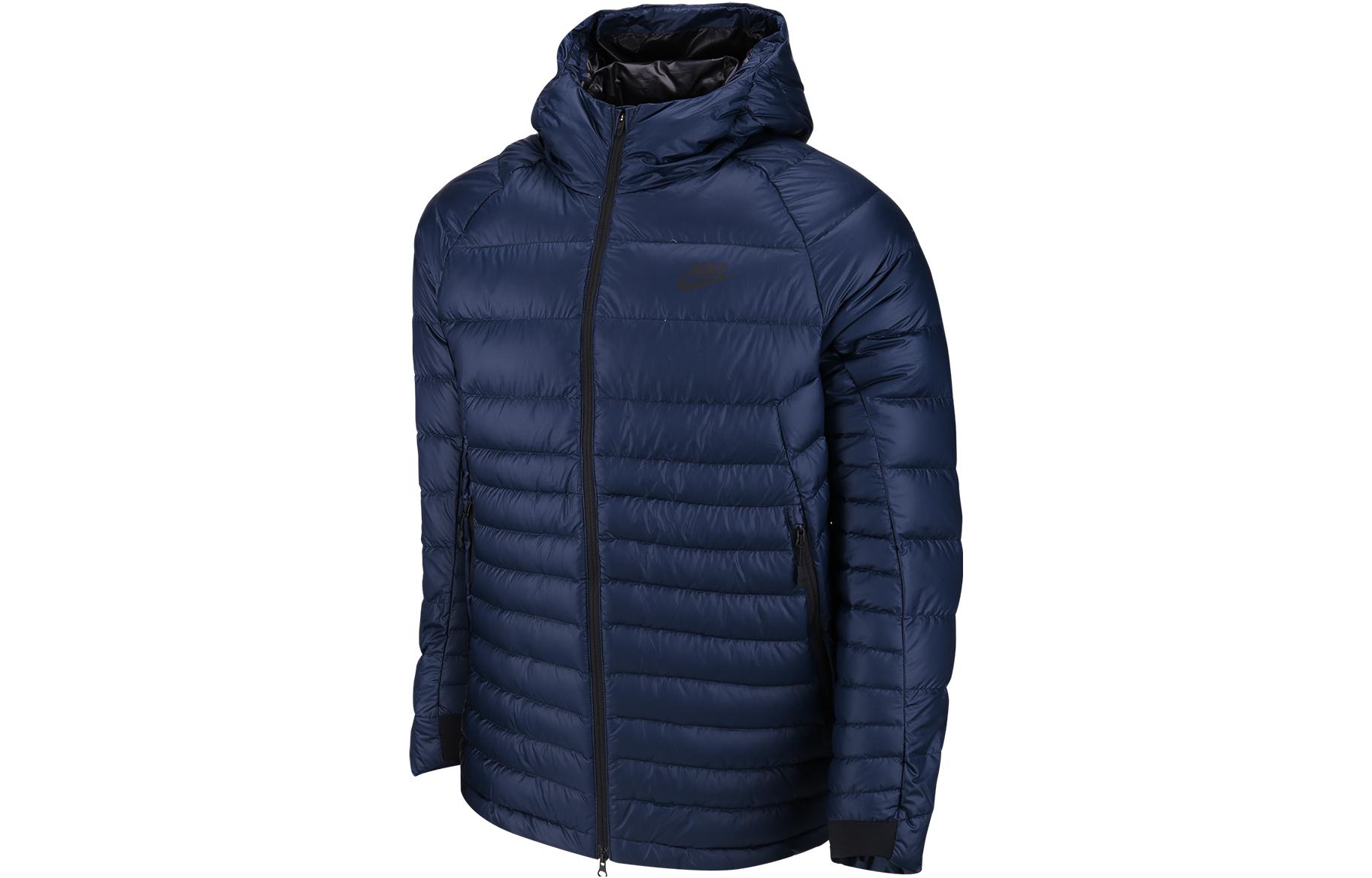Nike SPORTSWEAR HOODED GUILD Down Jacket Men s Dark Blue AJ7953-451 S