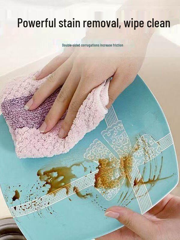 LIEI European Floral Cotton Dishcloth