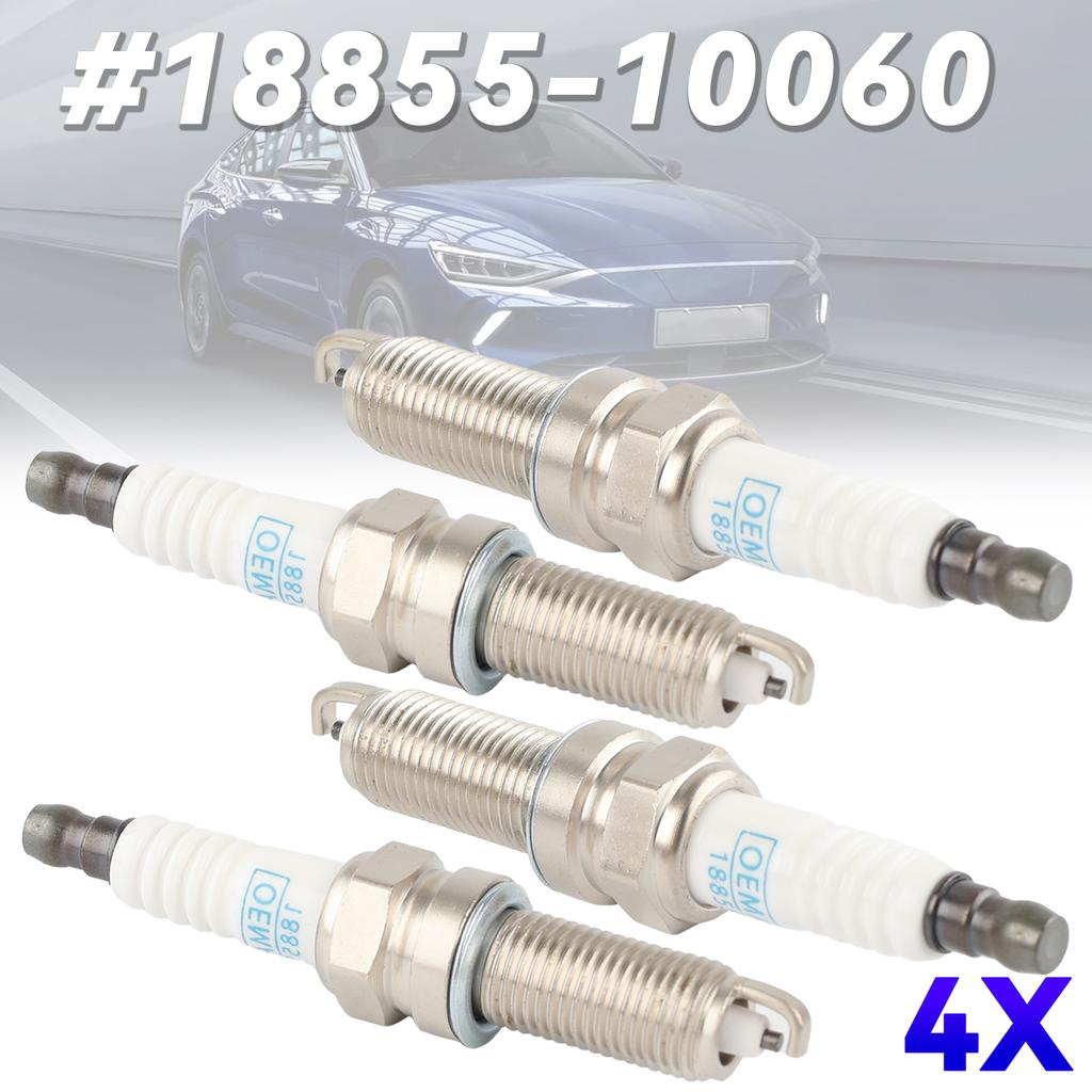 4Pcs Car Iridium Spark Plugs 1885510060 Car Ignition Accessories For Hyundai Accent Veloster Elantra 2006-2015 Kia Rio 2012-2018