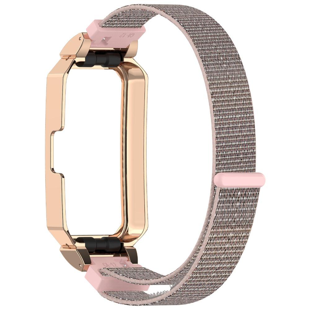 New Nylon Loop Strap Replacement Adjustable Metal Frame Soft Watchband for Huawei Band 10/9/8 Smart Watch Accessories