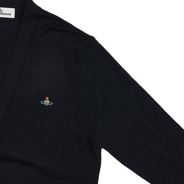 ViVienne WeStwood ViVienne WeStwood Men S Orb Logo V Neck Cardigan 2701000p Y0010 N401