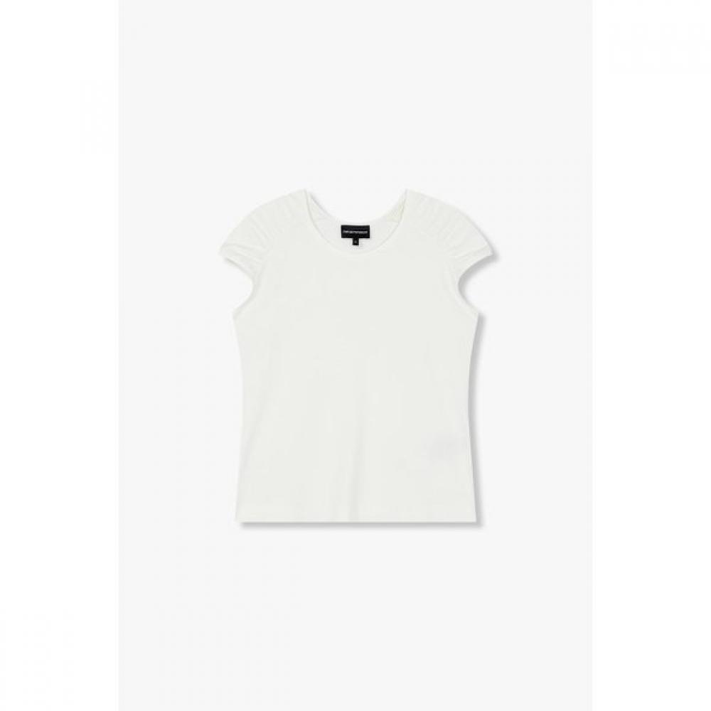Emporio Armani Women S STreTch Cap Sleeve T ShirT A525126516 XS