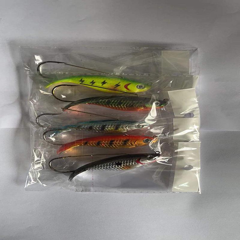 Simulated Fish Scale Lure: 8.5cm/21.2g Single Hook Hard Bait for Fishing
