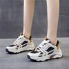 Dad Shoes Women's Spring New Thick-soled Height Increase and Thinness Casual Travel Shoes Trendy Sports Shoes