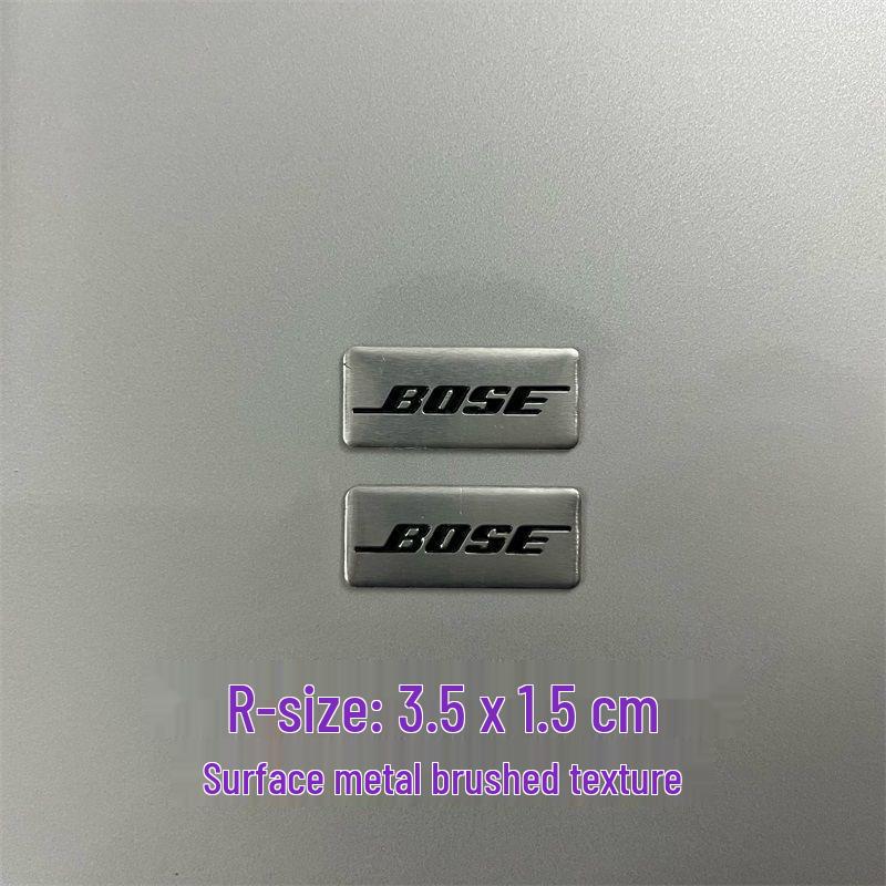 Dekorative Metallaufkleber für Auto-Audio-Lautsprecher von Bose, Harman Kardon, JBL.