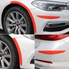 Car Bumper Strip Anti-collision Wheel Eyebrow Silicone Glue Sticker Auto Bumper Protector Car Decoration