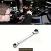 1PC Ring Double Head Ratchet Wrench Reversible Ratchet Combination Spanner