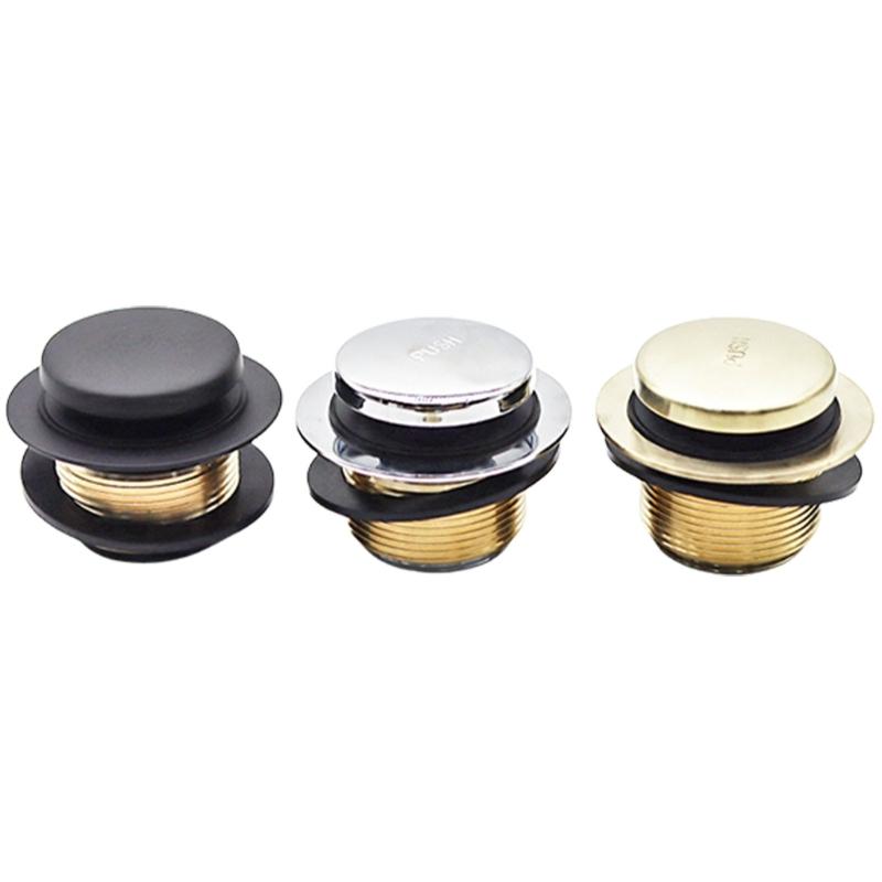 Bathroom Bathtub Drain Conversion Kits Tub Drain Plug Trim Set with Two-Hole Overflows Faceplates Bathtub Stoppers