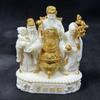 Fu Lu Shou sculptures and Figurines Chinese Mythological Figures Home Room Office Wealth Luck Feng Shui Decor Gift
