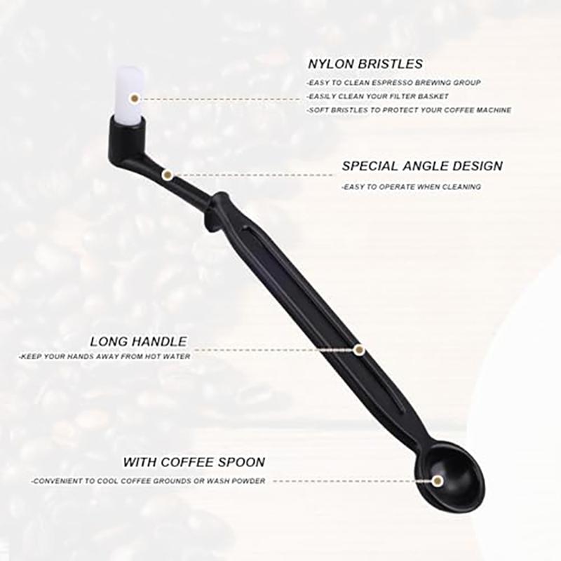 3/4/5/14Pcs Coffee Machine Cleaning Set Coffee Grinder Brush For Espresso Coffee Machine Brewing Group Head Cleaning Brush