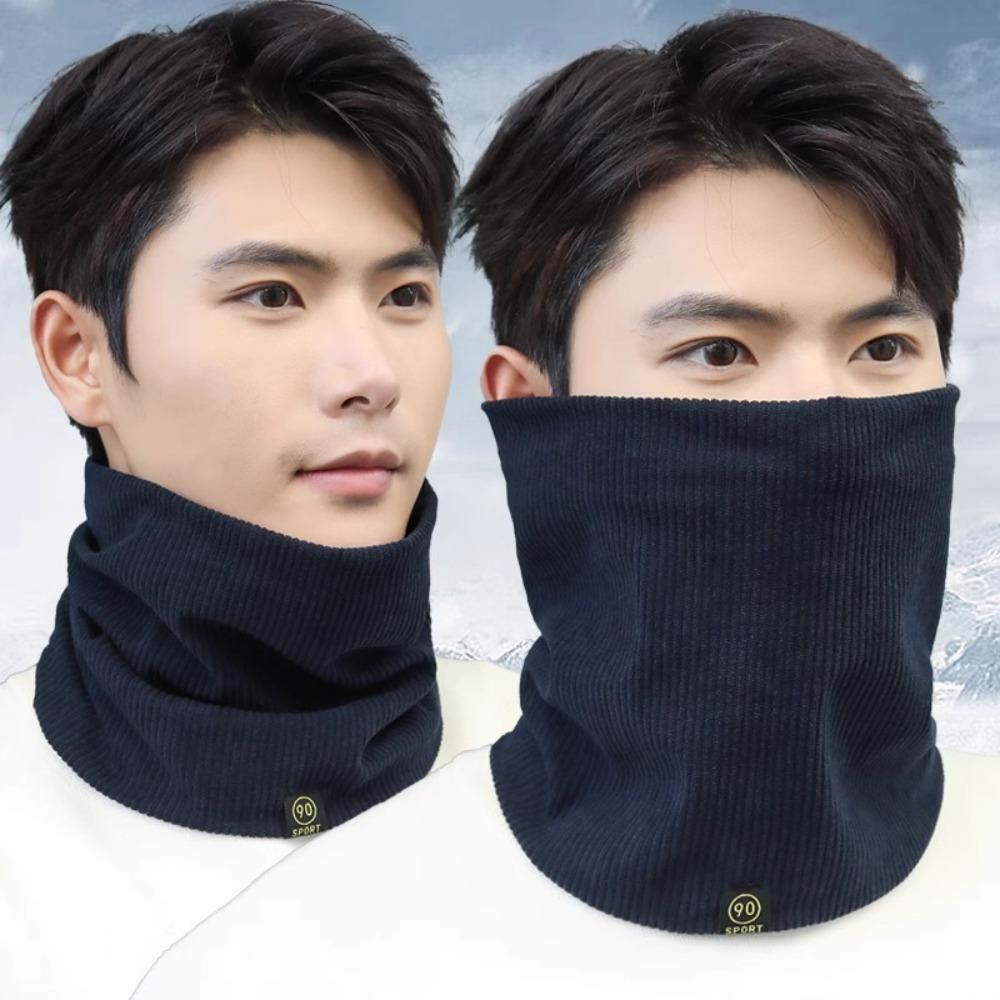 

Solid Color Warm Scarves Plush Neck Gaiter New Cold-proof Collar Outdoor Sports хакі