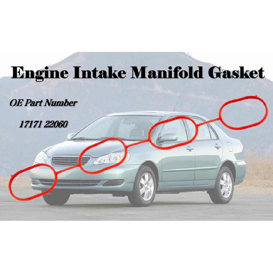 Intake Manifold Gasket for Toyota Corolla Matrix 2003-2008 Replace 17171-22060