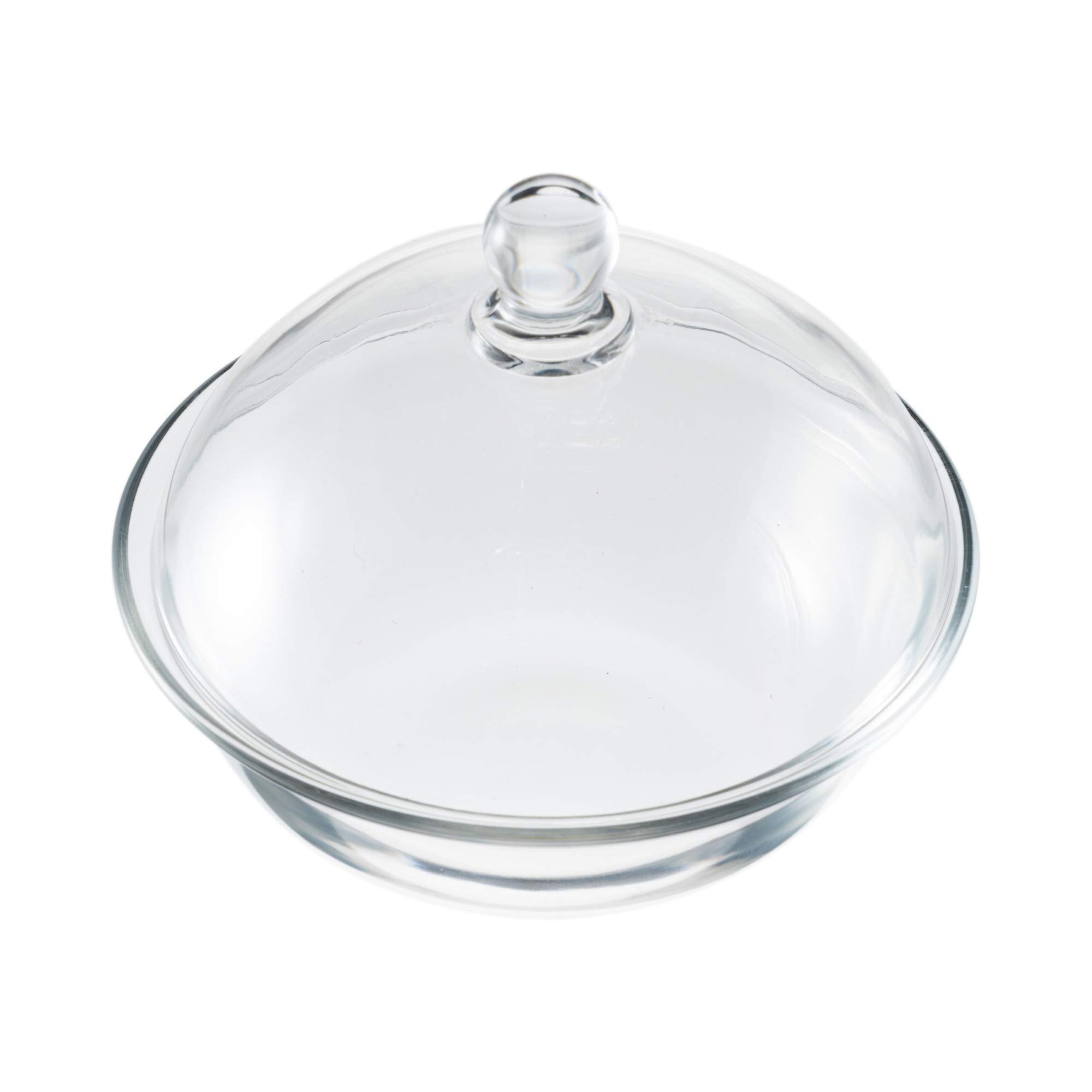 Aoyama Glass Small Bowl with Lid, Storage Container, 12cm, Made in Japan, AMG-1124-S