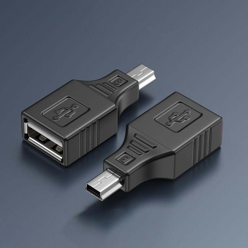USB 5Pin To USB A Female OTG Adapter 480Mbps Data Transfer Charge Adapter for MP3, MP4 and Mobile Devices