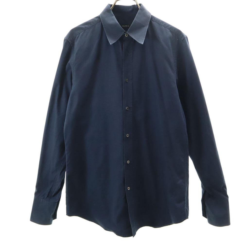 MIUMIU made in Italy Long sleeve Button down shirt 38/15 blue Men's Used