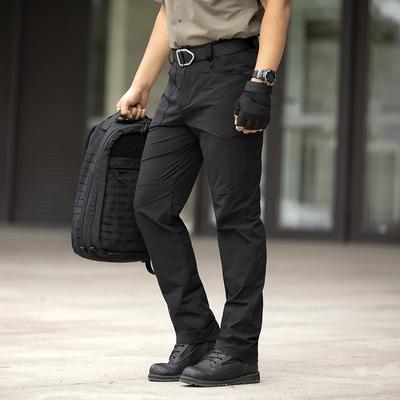 Outdoor Urban Commuting Ice Front Quick Drying Tactical Trousers Men's Mountaineering Cargo Pants Quick Drying Elastic Pants