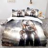 American Football King Queen Duvet Cover Rugby Player Pattern Bedding Set For Kids Teens Adults Ball Sport Polyester Quilt Cover