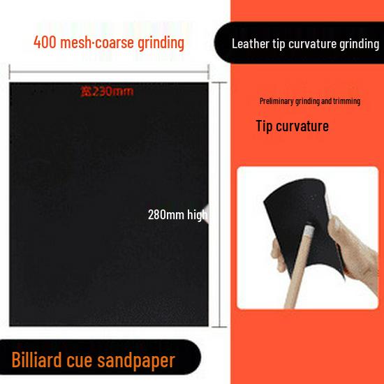 

Наждачная бумага для ремонта наклеек бильярдного кия с медной обоймой