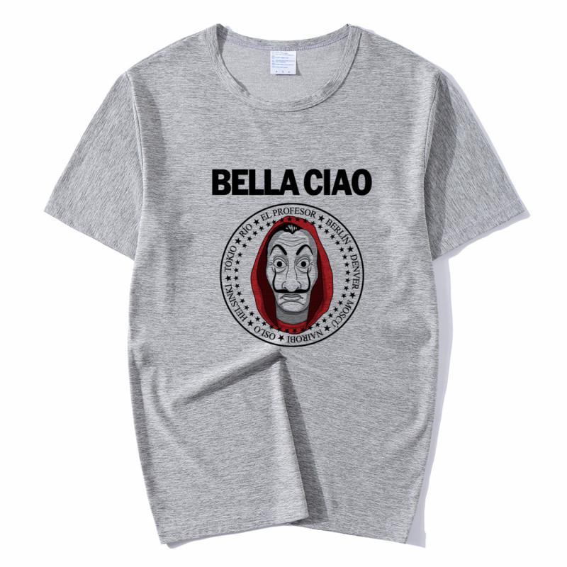 La Casa De Papel T Shirt Women Harajuku T Shirt Money Heist Graphic Tees 3XL