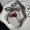 Luxury Rhinestone Strawberry Pendant Phone Strap & Keychain
