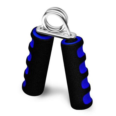 Pachet 1 Mâner de spumă pentru strângerea mâinii cu rezistență de 55LB, Mâner ergonomic anti-alunecare și Arcuri - Roșu/Albastru pentru Sală de Acasă, CrossFit, Antrenamentul Forței încheieturii și brațului