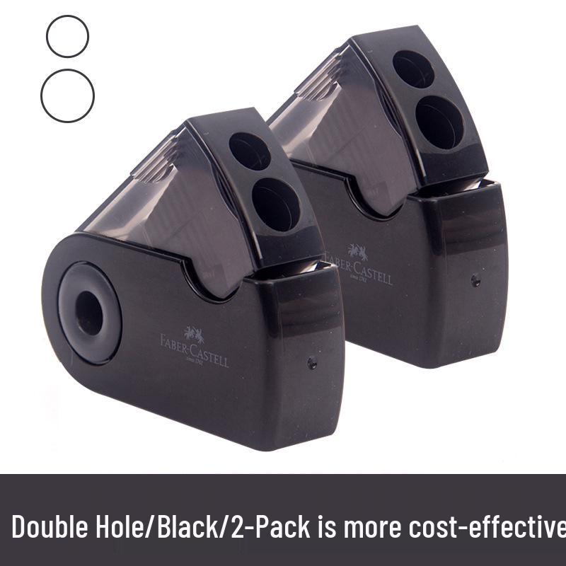Faber-Castell Portabel Manuell Blyertspennvässare för Konststudenter - Idealisk för Skissning, Färgpennor och Kol.