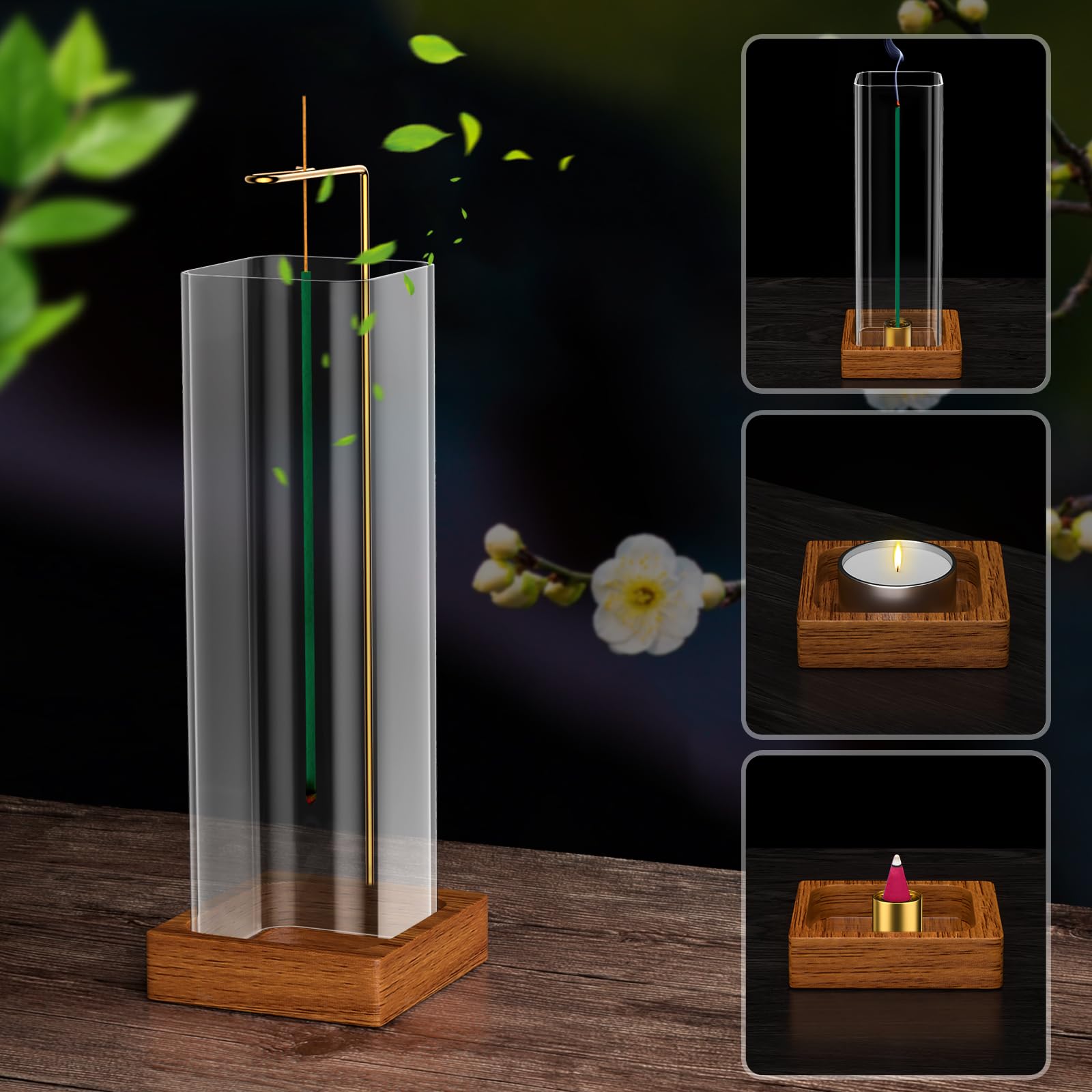 

Holdm Благовония Стильные Благовония Палочки 35см Благовония Свеча Аромат Благовоний Исцеление Подставка Держатель для Благовоний, Держатель, Стекло, Длинные, Средние, Короткие, Конусные, Палочки,