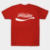 Men Black Print T-shirt Pan Galactic Gargle Blaster No-Cut Transfer Paper Print Cotton Tshirt