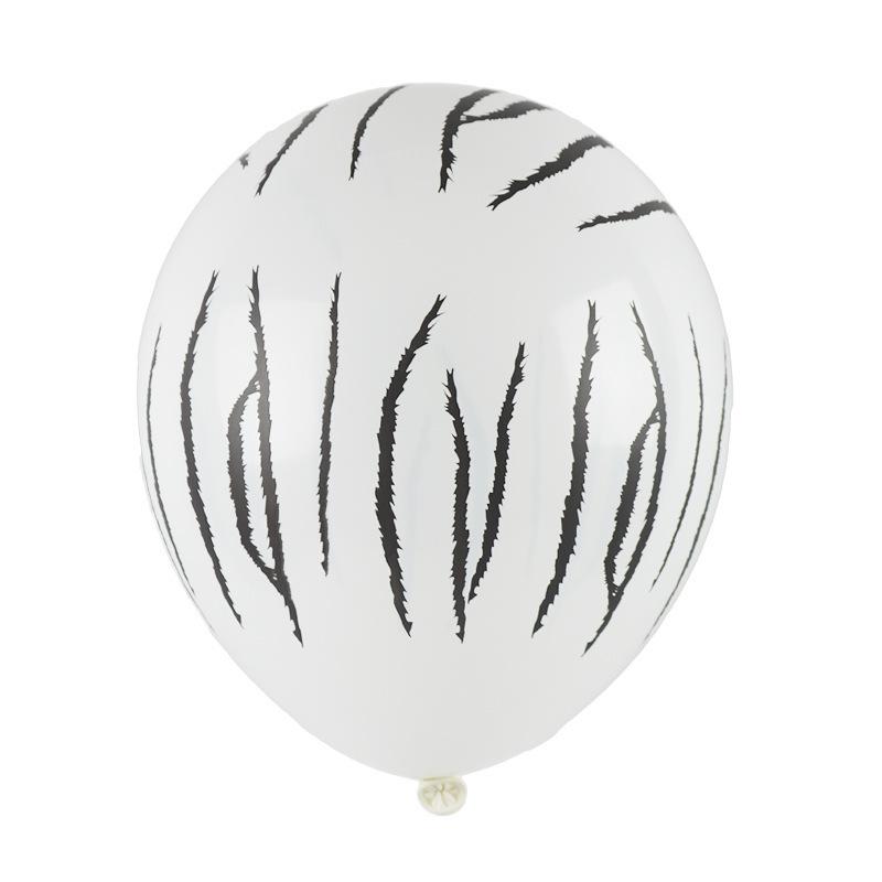 

Воздушный шар на детский день рождения с рисунком зебры, декоративная арка с круглым рисунком животных, 100 шт./пакет zebra pattern 100/bag