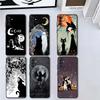 Black Cat Witch Aesthetics Soft Phone Case for Samsung A17 A37 A57 A16 A26 A36 A56 A15 A25 A35 A55 A14 A24 A34 A54 A13 A23 A33 A