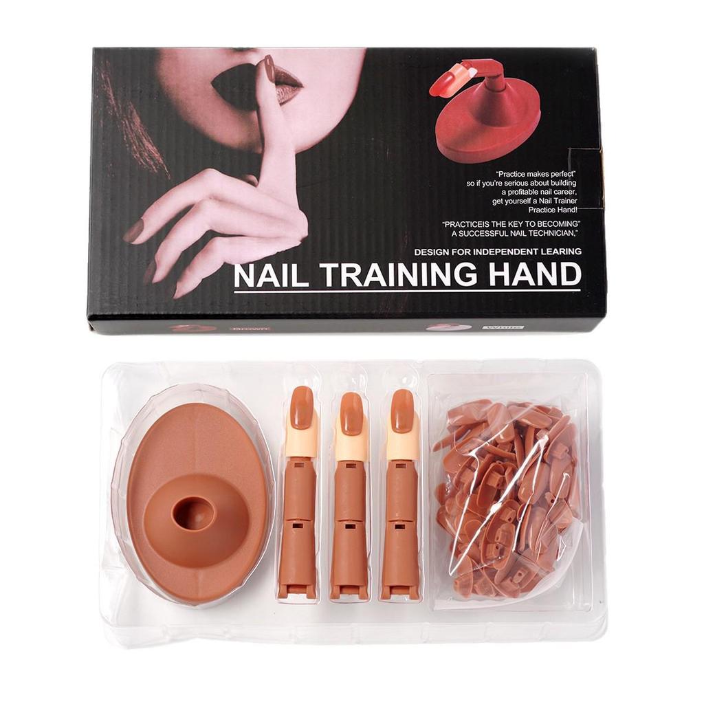 Cross-Border Nail Art Mechanical Finger Set: Practice Model and Tools