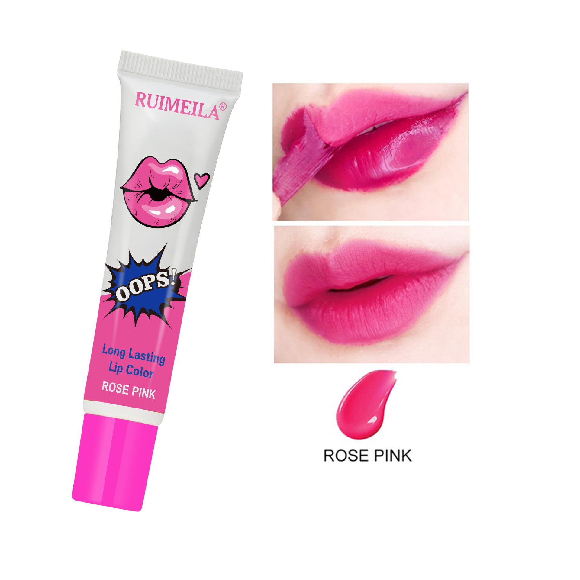 

1шт отрывной блеск для губ водостойкий, долговечный, легко наносится и нелегко смывается макияж. Текстура гладкая, освежающая. роза розовый