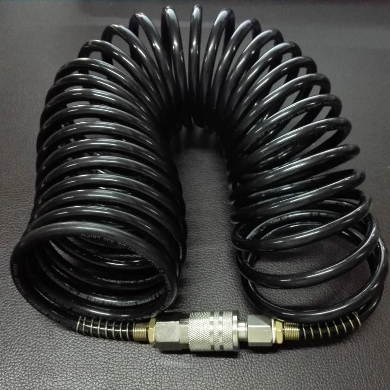 Pu Air Duct 5 X 8 X 7.5M Flexible Hose Air Compressor Pvc Pipe Pe Pneumatic Air Duct With American Quick Connector