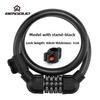 Bicycle Portable Fourdigit Combination Ring Lock For Cycling Security