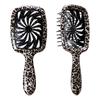 1pc Hair Brush Leopard Print Scalp Massage Comb Hollow Out Windmill Comb Anti-frizz Air Cushion Salon Styling Tool Winter Gift