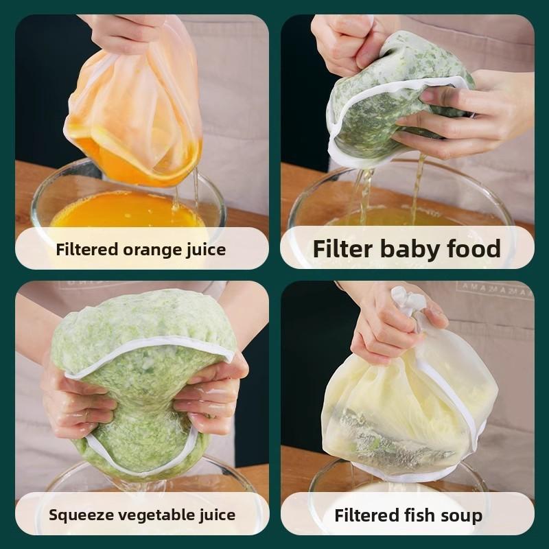 Teigtaschenfüllung Wasserbehälter, Gemüsefüllung Wasserablassbeutel, Haushalts-Kohlwasserablassbeutel, Sojamilch-Filterbeutel