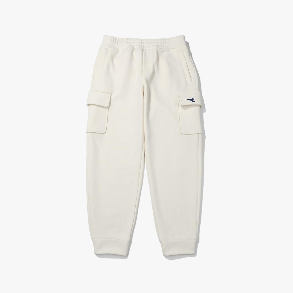 diadora Move Warm Cargo Jogger Pants Ivory