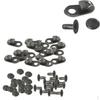 40 Pairs Fashion Boot Lace Hooks Fittings With Rivets for Boots Camp Hike Climbing Repair
