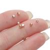 20Pcs/Pack 2*2mm 14/18K Gold Plated Polygonal Spacer Beads For Handmade DIY Jewelry Making Bracelet Necklace Accessories