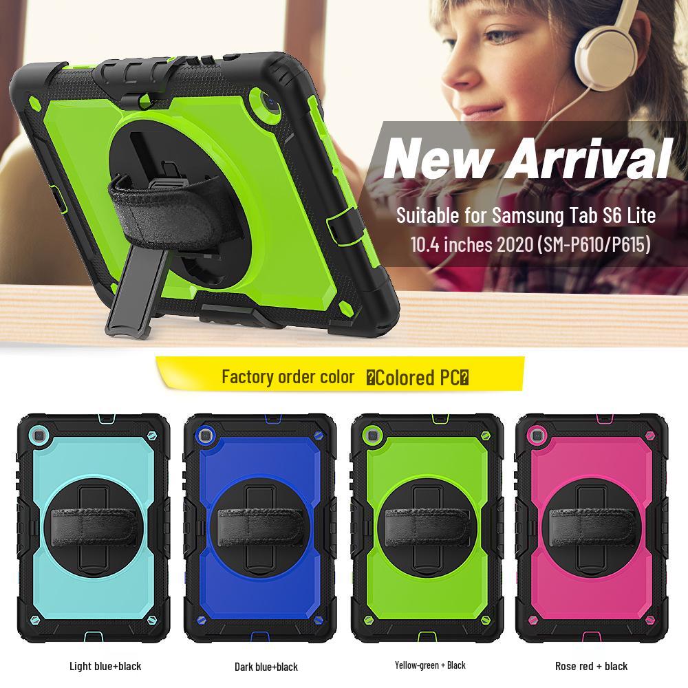 Samsung S9/S10 FE+/S8/S7 Plus/S11 Ultra Drop-proof Tablet Case with Wrist Strap