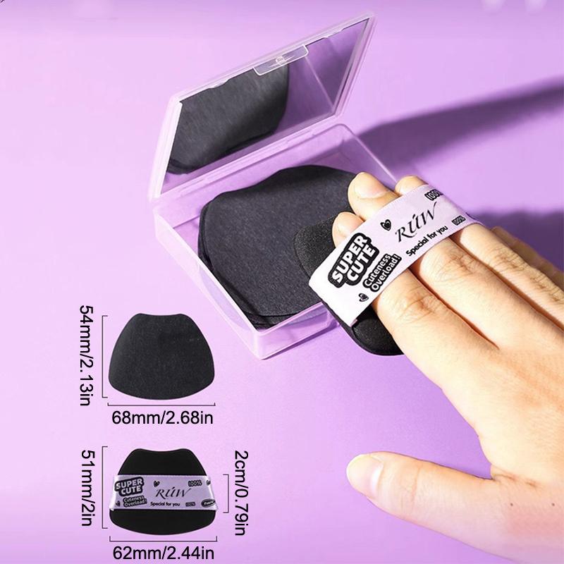 

100-Sheet Oil-Absorbing Paper with Mirror and Compact Case – Matte-Finish Face Wipes for Oil Control and Cleansing