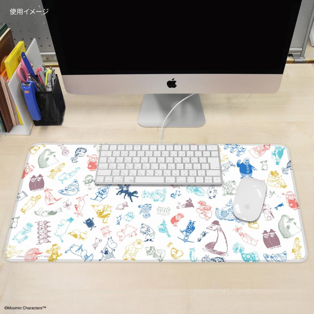 Gourmandies Moomin All Stars Line Art Desk Mat MMN-271B