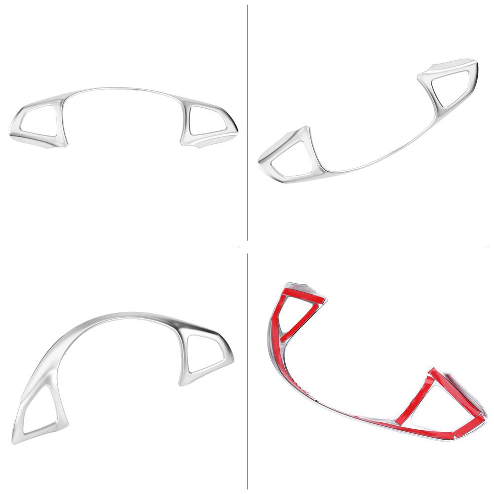 Car Steering Wheel Frame Trim Decorative Sticker for Mercedes Benz E W213 C W205 GLC X253