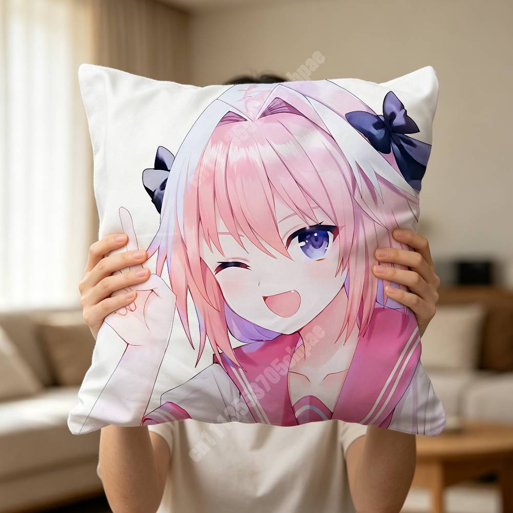 FFate Astolfo GGrand Order Pillow Cover Cushion Case Sofa Couch Modern Apartment Decor Family Furnishing