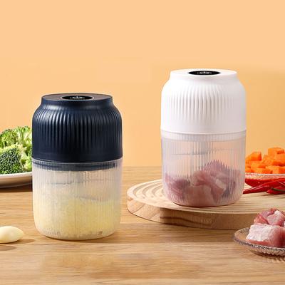 Tritacarne Elettrico per Aglio Schiacciapatate per Verdure Pressa 300ml Tritaverdure Schiacciapatate Macchina Tritaglio Aglio Strumento per Tritare il Cibo
