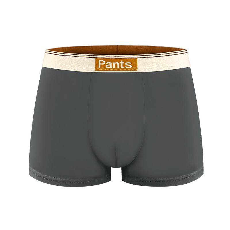 Men s Trendy Loose Fit Plus Size Solid Boxers S (US/EU size)
