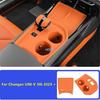 For Changan UNI-V UNIV 3th 2025 + Car Styling Center Console Gear Shift Storage Box Water Cup Holder Cover Wireless Charging Pad