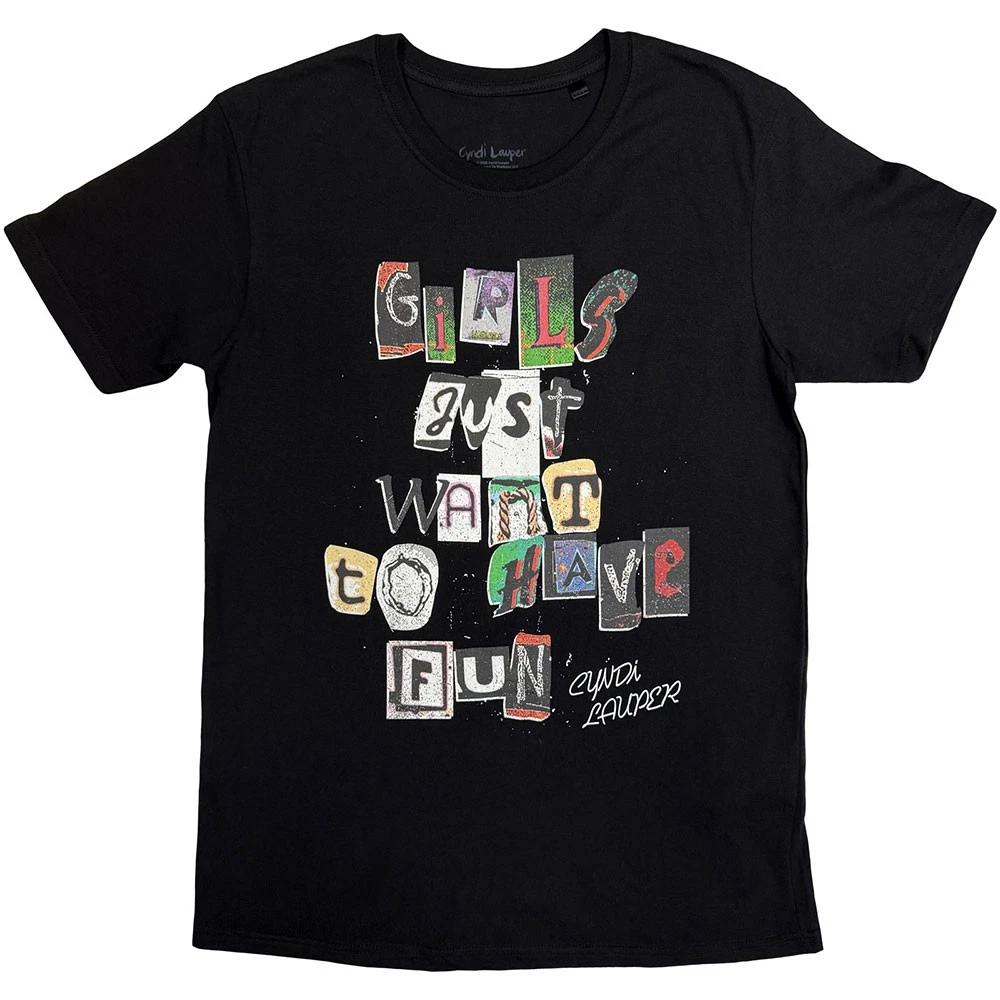 Cyndi Lauper GJWTHF Cut Outs Official T-Shirt Mens M